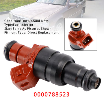 1Pcs Fuel Injector For Mercedes-Benz W210 S210 W202 W124 C208 C230 0000788523 - 0