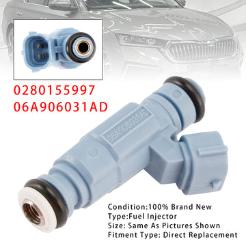 1Pcs Fuel Injector For VW Audi Seat Skoda 0280155997 06A906031AD - 0