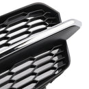 Sumuvalon säleikön suojasäleikkö W/ sumuvalo malleihin Audi A6 S6 2016-2018 Sline-14
