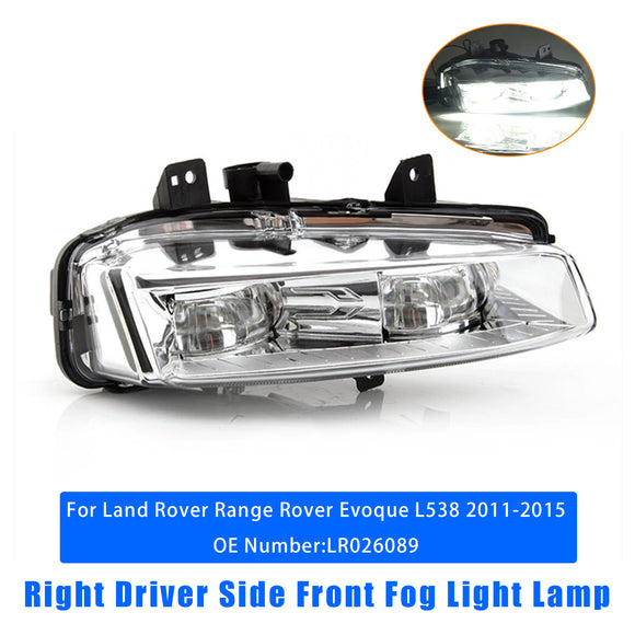 Luz antiniebla del lado derecho del conductor LR026089 para Range Rover Evoque L538 2011-15