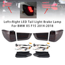 Left+Right LED Tail Light Brake Lamp For BMW X5 F15 2014-2018-2