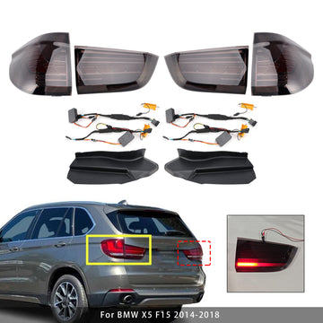 2014-2018 BMW X5 F15 Links + Rechts LED-achterlichtremlicht - 0