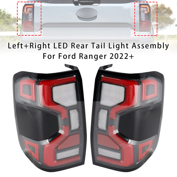 Vasen+oikea LED-takavalokokoonpano Ford Ranger 2022+ -malliin