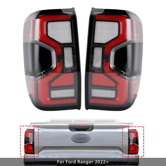 Vasen+oikea LED-takavalokokoonpano Ford Ranger 2022+ -malliin