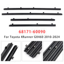 Burletes de cristal para puerta, 4 Uds., 68171-60090, para Toyota 4Runner GX460-5