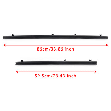 4PCS Door Glass Weatherstrips 68171-60090 For Toyota 4Runner GX460 2010-2024 - 0