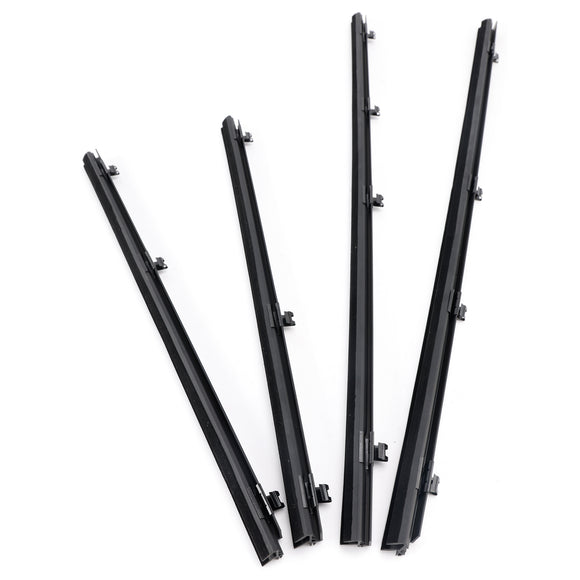 Burletes de cristal para puerta, 4 Uds., 68171-60090, para Toyota 4Runner GX460