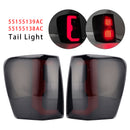 2PCS Smoke Black Brake Tail Lights Tailight 55155139AC 55155138AC For Jeep Grand Cherokee 1999-2004-4