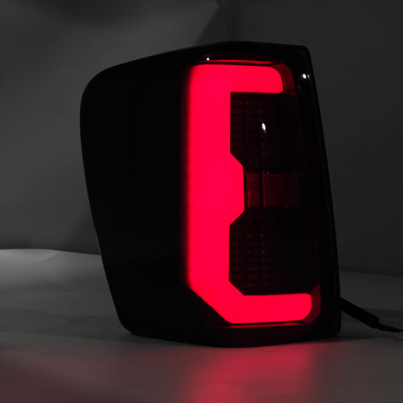 2PCS Smoke Black Brake Tail Lights Tailight 55155139AC 55155138AC For Jeep Grand Cherokee 1999-2004