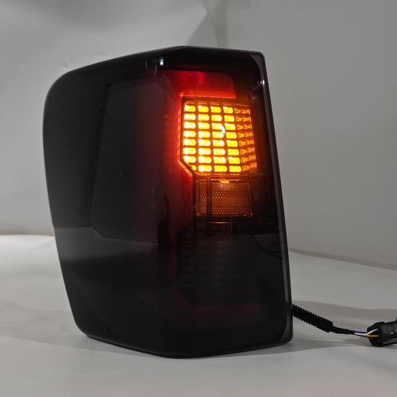 2PCS Smoke Black Brake Tail Lights Tailight 55155139AC 55155138AC For Jeep Grand Cherokee 1999-2004