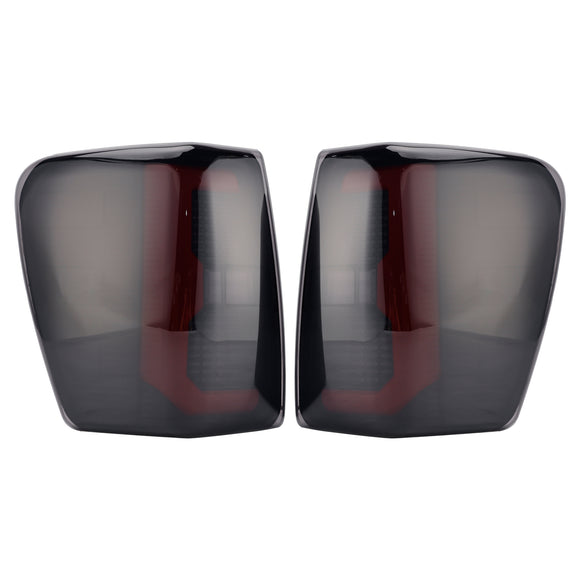 2PCS Smoke Black Brake Tail Lights Tailight 55155139AC 55155138AC For Jeep Grand Cherokee 1999-2004