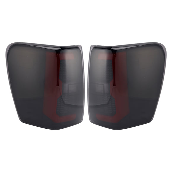 2PCS Smoke Black Brake Tail Lights Tailight 55155139AC 55155138AC For Jeep Grand Cherokee 1999-2004