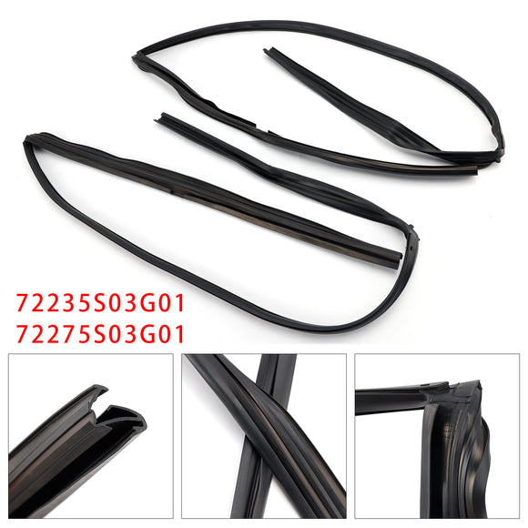 2 STUKS Voordeur Glas Run Kanaal Voor HONDA CIVIC EK4 EK9 2D 3D 1996-2000
