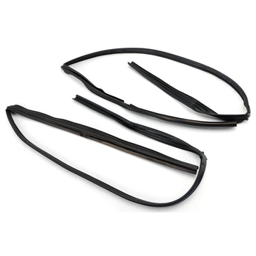 2PCS Front Door Glass Run Channel For HONDA CIVIC EK4 EK9 2D 3D 1996-2000