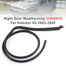 Right Door Weatherstrip 25868658 For Hummer H2 2003-2009-2