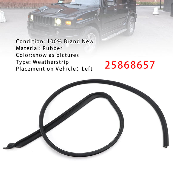 Linke Türdichtung 25868657 für Hummer H2 2003–2009