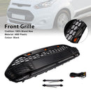 Griglia a nido d'ape nera opaca per paraurti anteriore stile Raptor Ford Transit Connect 2014-2018 con LED-3