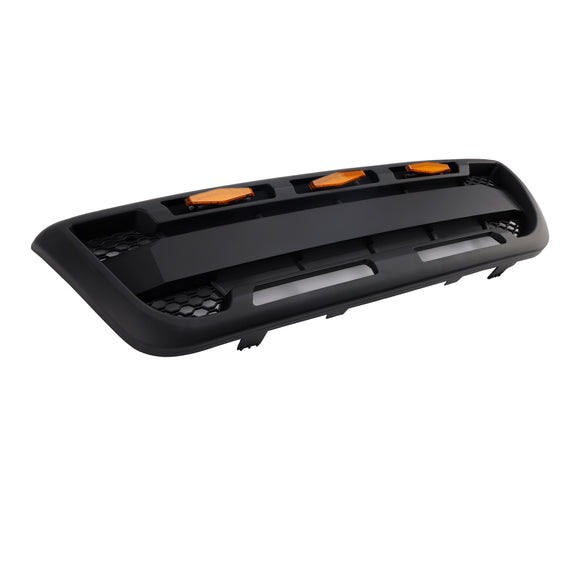 1998–2000 Ford Ranger Honeycomb Raptor Style Grill Frontstoßstange Mattschwarzer Grill mit LED-Licht
