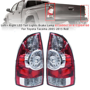A cauda do diodo emissor de luz de Toyota Tacoma 2005-2015 ilumina a lâmpada de freio 8156004150 alojamento 8155004160 vermelho - 0