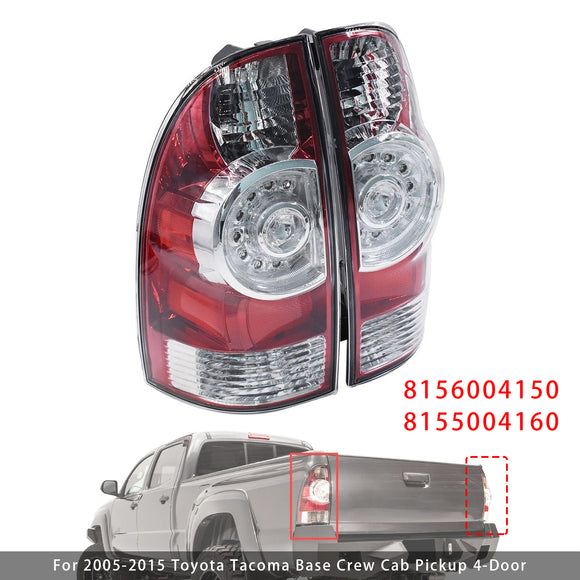 LED Tail Lights Brake Lamp 8156004150 8155004160 For Toyota Tacoma 2005-2015 Red