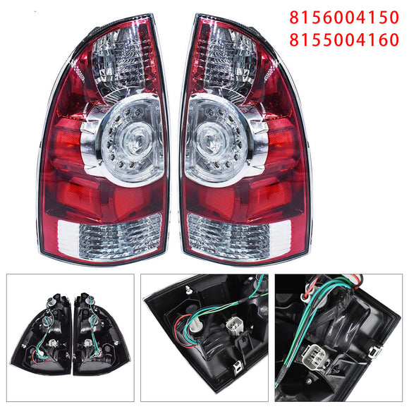 LED Tail Lights Brake Lamp 8156004150 8155004160 For Toyota Tacoma 2005-2015 Red