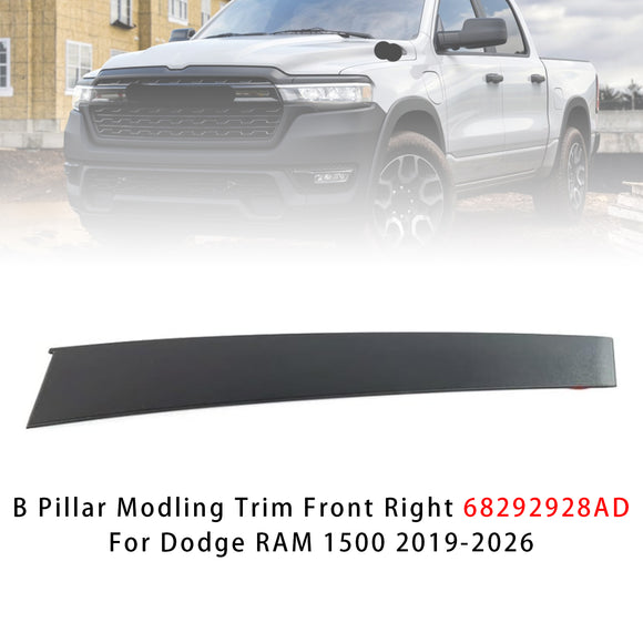 B-stijl sierlijst rechtsvoor 68292928AD voor Dodge RAM 1500 2019-2026