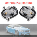 2PCS Angel Eye DRL LED Module 63117493227+63117493228 For BMW F32 F33 F36 LCI 4 Series 2018-2020 White-4