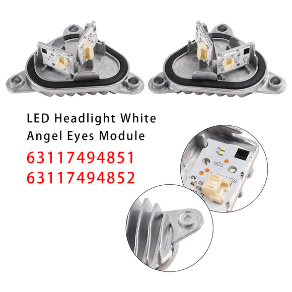 2 uds Angel Eye DRL módulo LED para BMW M2 2series F22 F23 F87 M240i 220i blanco