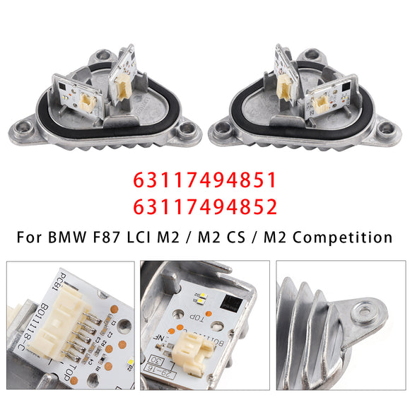 2 uds Angel Eye DRL módulo LED para BMW M2 2series F22 F23 F87 M240i 220i blanco