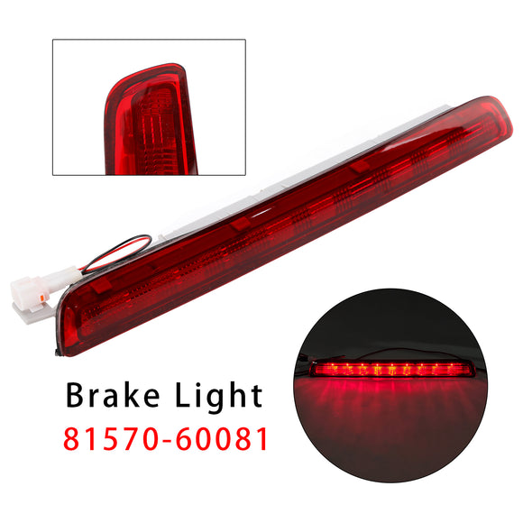Freno de parada central trasero de coche para LAND CRUISER PRADO LC120 2003-2009 rojo
