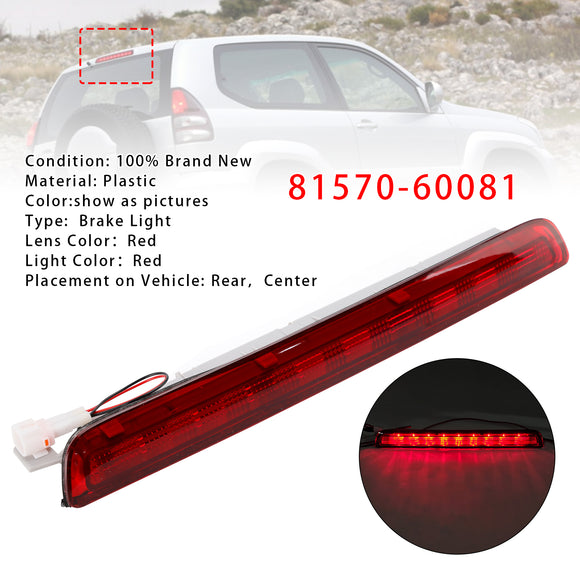 Freno de parada central trasero de coche para LAND CRUISER PRADO LC120 2003-2009 rojo