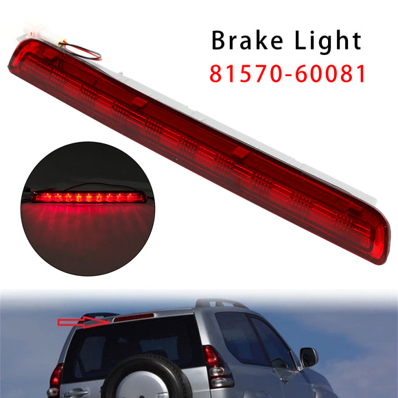 Freno de parada central trasero de coche para LAND CRUISER PRADO LC120 2003-2009 rojo
