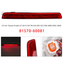 Freno de parada central trasero de coche para LAND CRUISER PRADO LC120 2003-2009 rojo-6