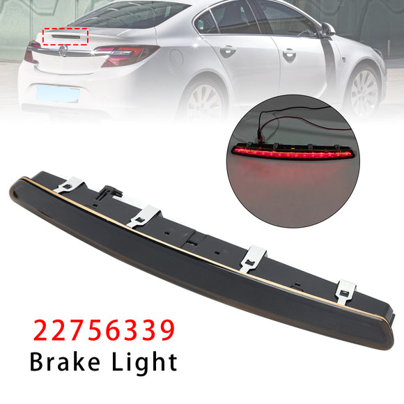 Rear High Mount Stop Light For Vauxhall/Opel Insignia A Mk1 13-17 Facelift Black