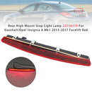 Hinten hoch montierte Bremsleuchte 22756339 für Vauxhall/Opel Insignia A Mk1 2013–2017 Facelift, rotes Gehäuse-2