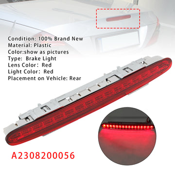 Rear Third Brake Light Lamp For Mercedes Benz SL55 SL550 R230 2002-2012 Red - 0