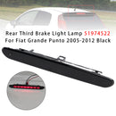 Rear Third Brake Light Lamp 51974522 For Fiat Grande Punto 2005-2012 Black-1