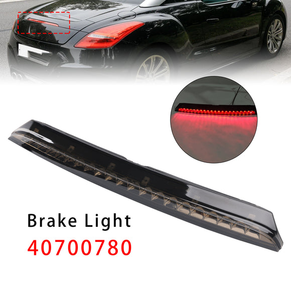 Tercera luz de freno trasera 40700780 para Peugeot RCZ 2010-2015 negro