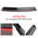 Tercera luz de freno trasera 40700780 para Peugeot RCZ 2010-2015 negro-6