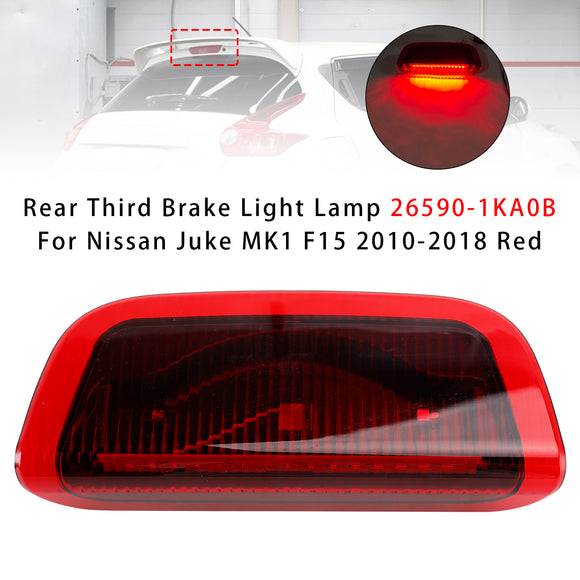Takaosan kolmas jarruvalolamppu 26590-1KA0B Nissan Juke MK1 F15 2010-2018 punainen