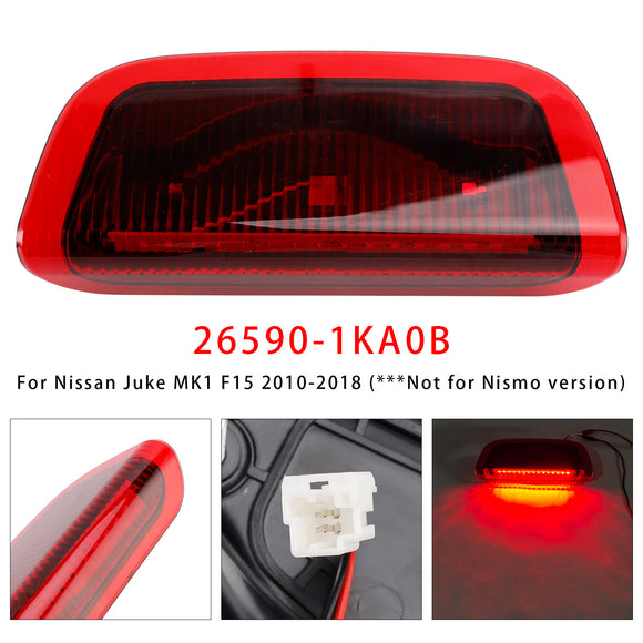 Takaosan kolmas jarruvalolamppu 26590-1KA0B Nissan Juke MK1 F15 2010-2018 punainen