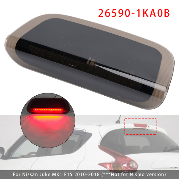 Rear Third Brake Light Lamp 26590-1KA0B For Nissan Juke MK1 F15 2010-2018 Black