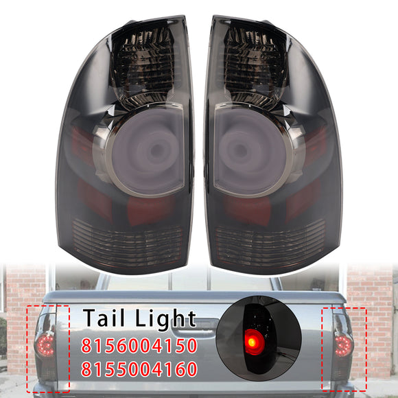 LED Tail Lights Brake Lamp 8156004150 8155004160 For Toyota Tacoma 05-2015 Gray