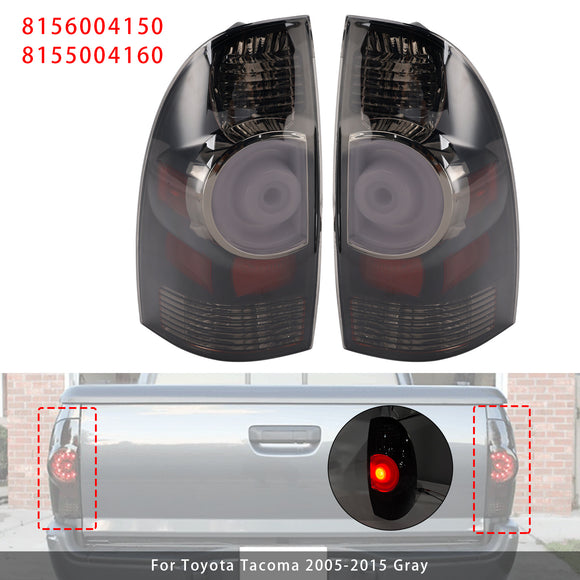 LED Tail Lights Brake Lamp 8156004150 8155004160 For Toyota Tacoma 05-2015 Gray