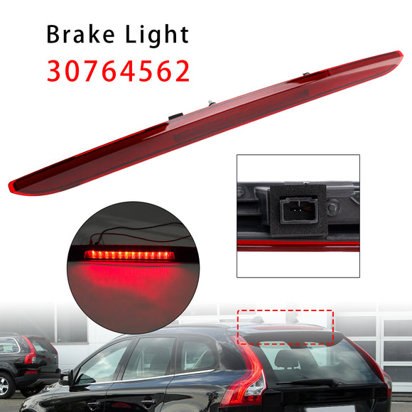 Bakre tredje bromsljuslampa 30764562 för Volvo XC60 2008-2017 Röd