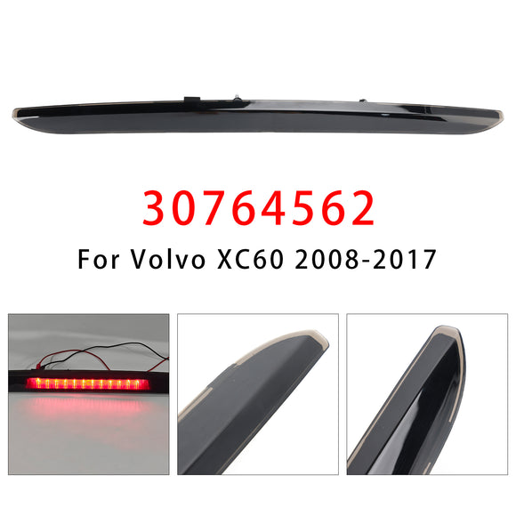 Achterste derde remlichtlamp 30764562 voor Volvo XC60 2008-2017 Zwart