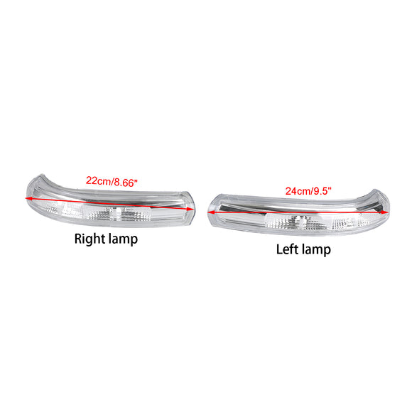 Pair Rear View Mirror Turn Signal Light For Chevrolet Captiva 2007-2014