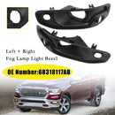 Left + Right Fog Lamp Light Bezel 68318117AB For RAM 1500 2019-2024-3