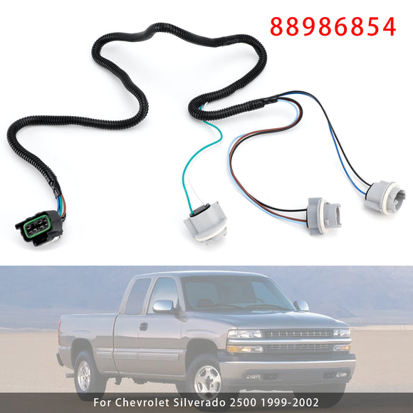 Left Tail Light Wiring Harness 88986854 For Chevrolet Silverado GMC Sierra 99-05