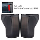 Links + Rechts LED-achterlichten voor Toyota Tundra 2007-2013 Zwarte behuizing Gerookte lens-3